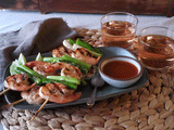 |Clif Family Shrimp and Asparagus Skewers