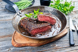 Pan Seared Ribeye with Cabernet Jus