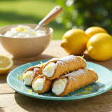 Bright & Luscious: Meyer Lemon Whipped Ricotta Cannoli