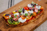 Clif Family Classic Heirloom Tomato Bruschetta|