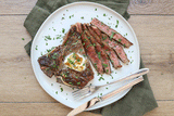 Blue Cheese Peach Compound Butter over Steak|Blue Cheese Peach Compound Butter|Blue Cheese Peach Compound Butter|Blue Cheese Peach Compound Butter||Pan Seared Steaks With Peach Compound Butter|Blue Cheese Peach Compound Butter over Steak||||