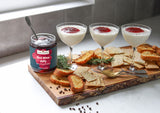 Parmesan Panna Cotta with Red Wine Jelly