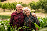 Gary Erickson and Kit Crawford on the Clif Family Farm