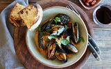 Steamed Mussels + Smoked Spanish Pimenton Romesco - Clif Family Winery