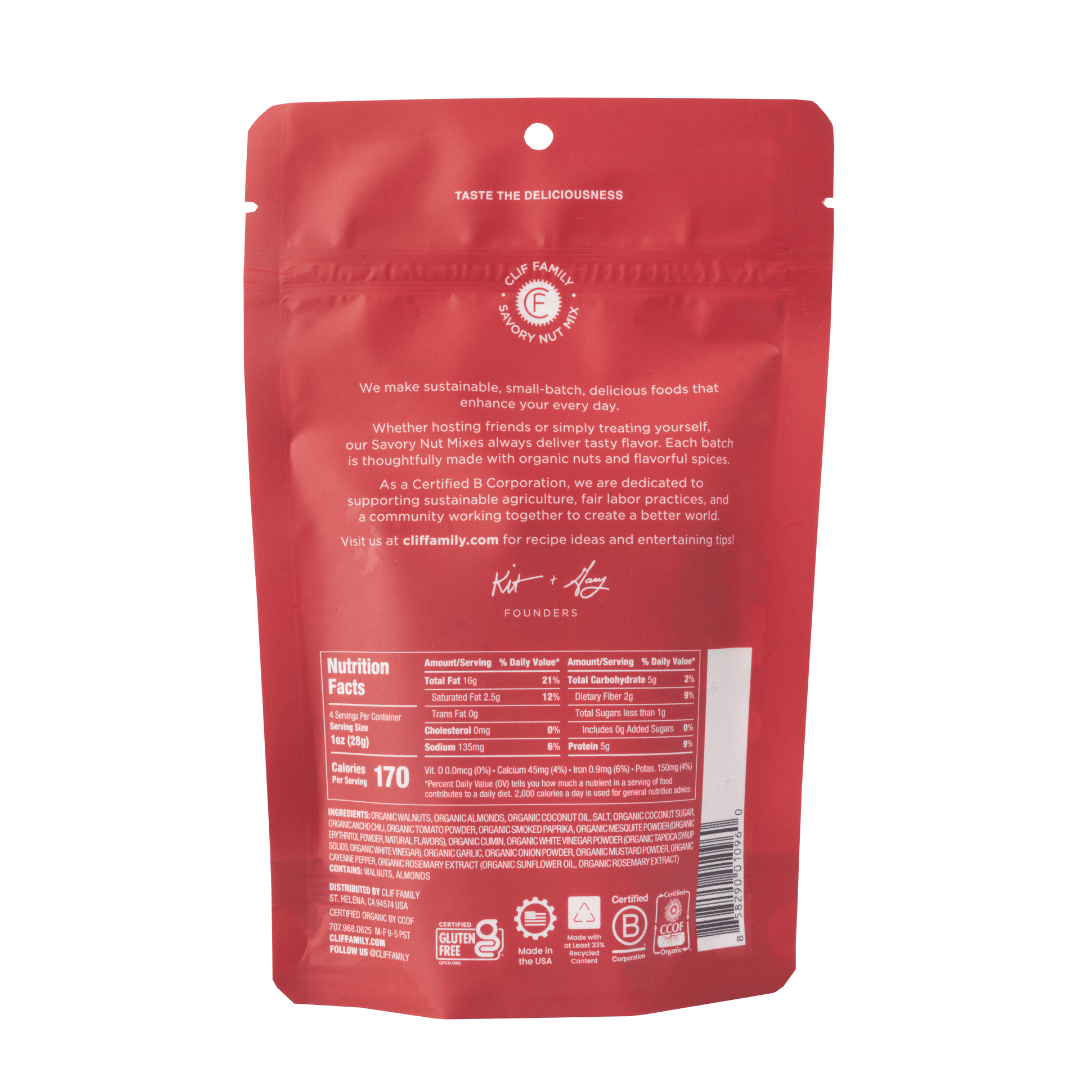 Organic BBQ Walnuts & Almonds - Clif Family Winery