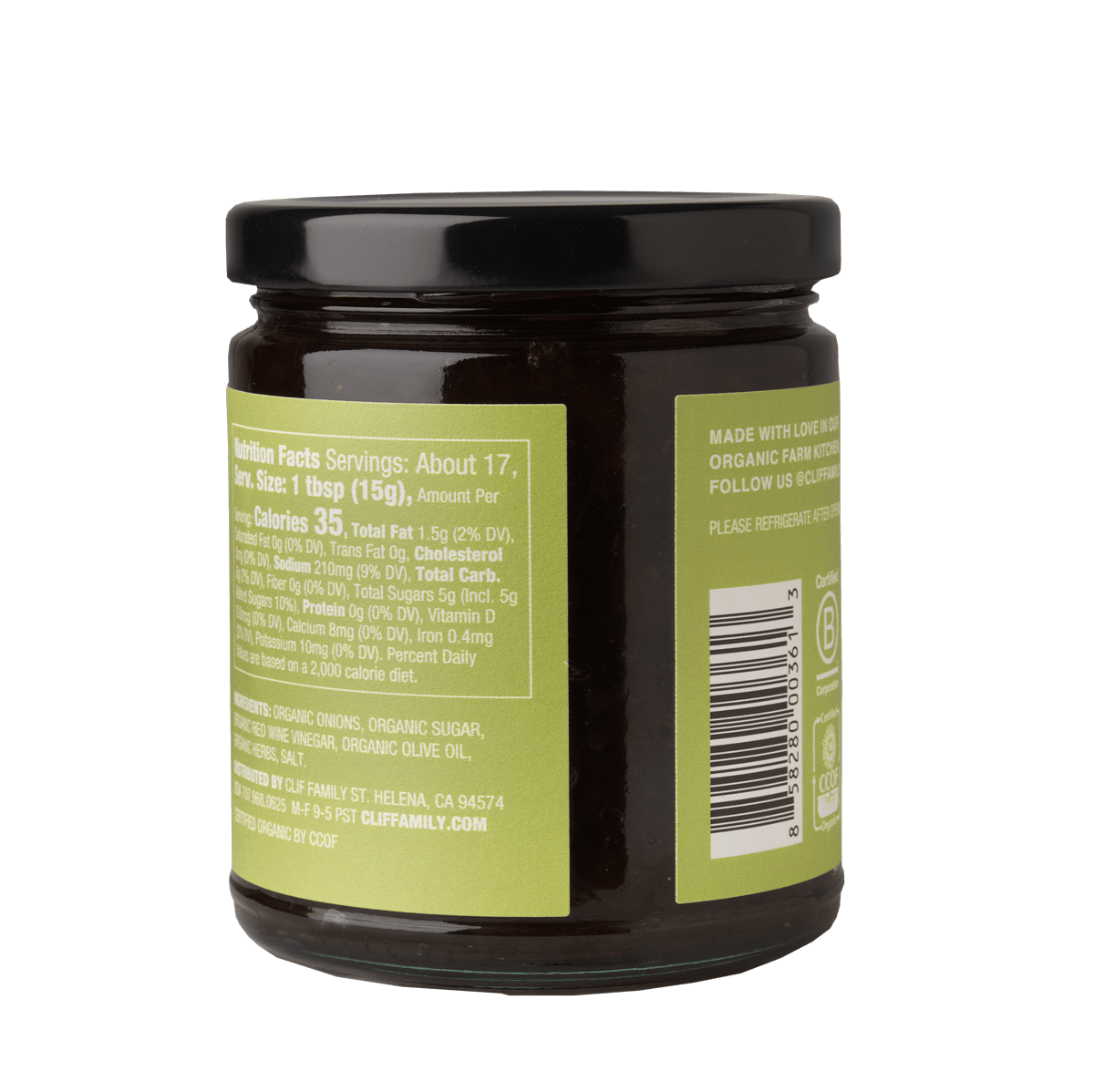 Organic Savory Onion Jam - Clif Family Winery
