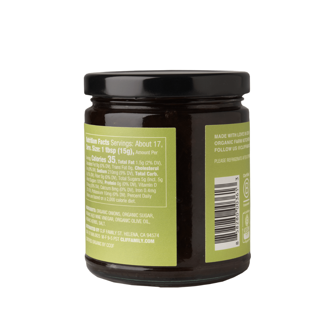 Organic Savory Onion Jam - Clif Family Winery